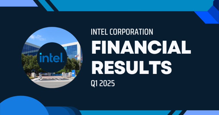 Intel reports flat revenue, but sharp loss in Q1 2025