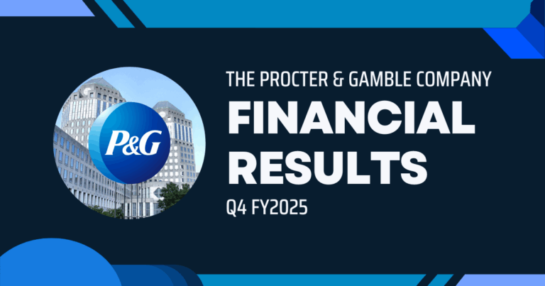 Procter & Gamble reports FY2025 results with modest sales growth and strong EPS momentum